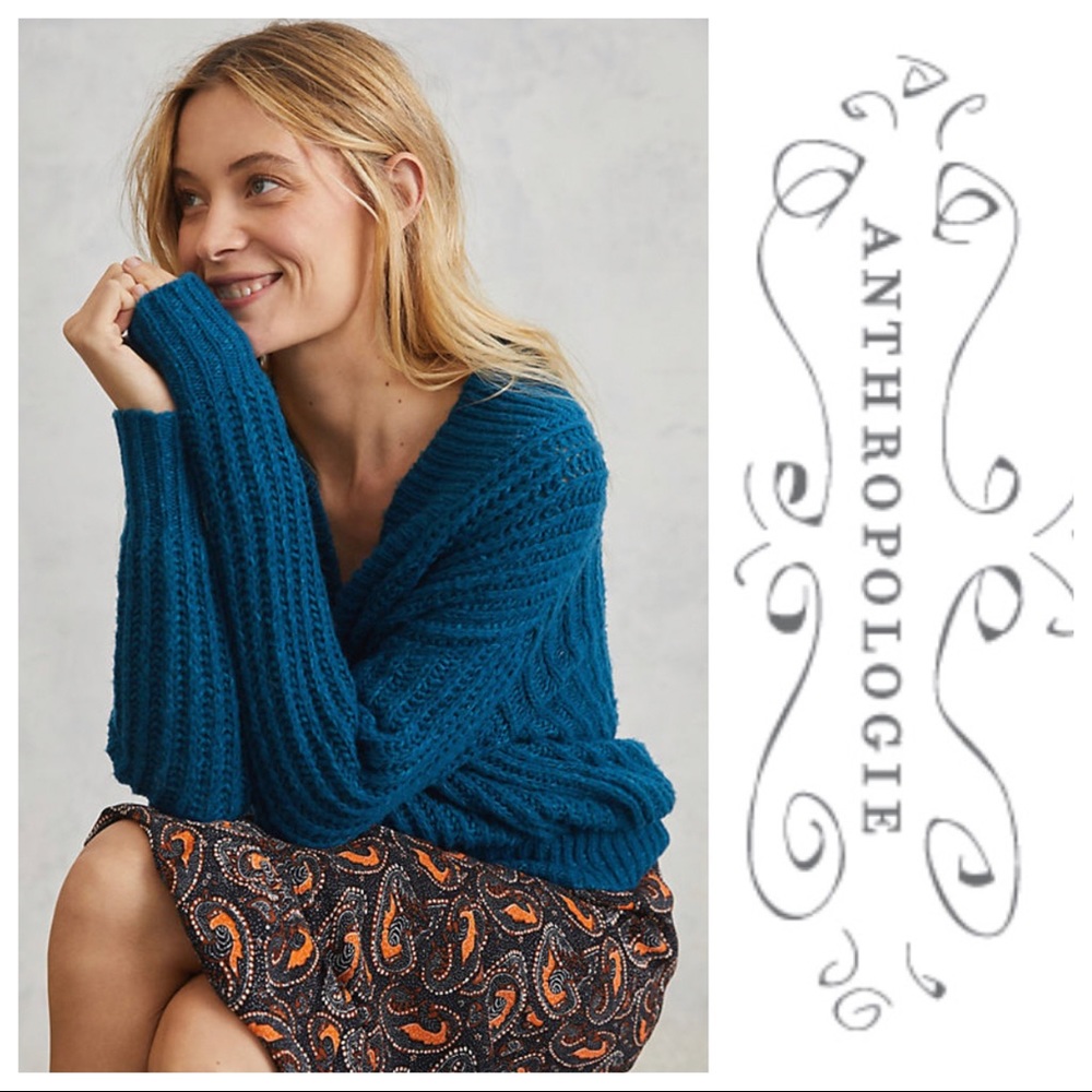 NWT Pilcro Joyce V-Neck Sweater